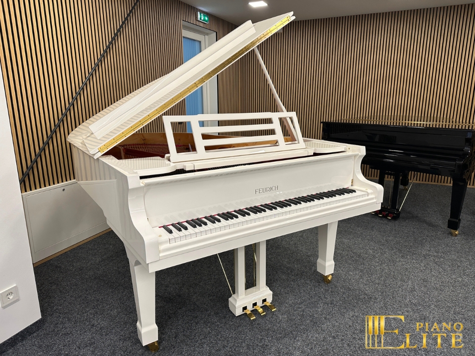 FEURICH 179 - "DYNAMIC II" (White Polish & Brass)