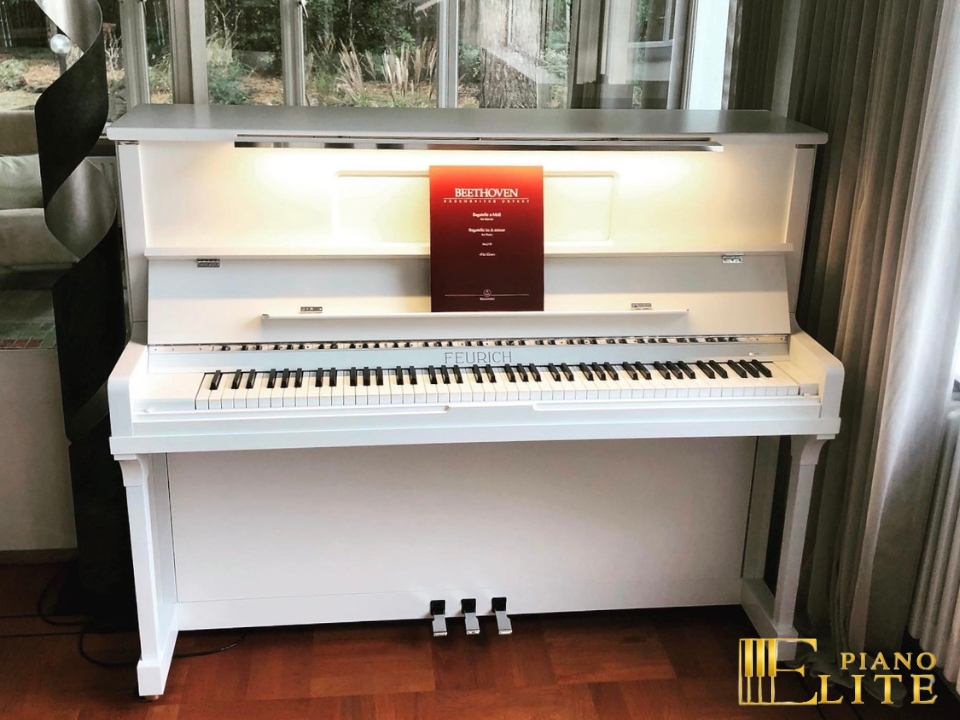 FEURICH 123 Vienna | Made in Austria | White Polish
