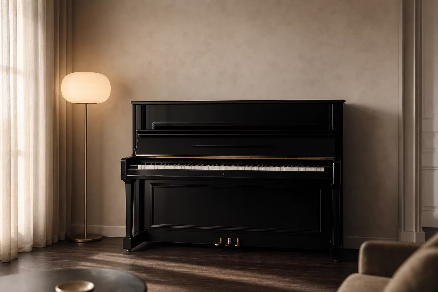 Đàn piano cơ Upright tại Nah Music