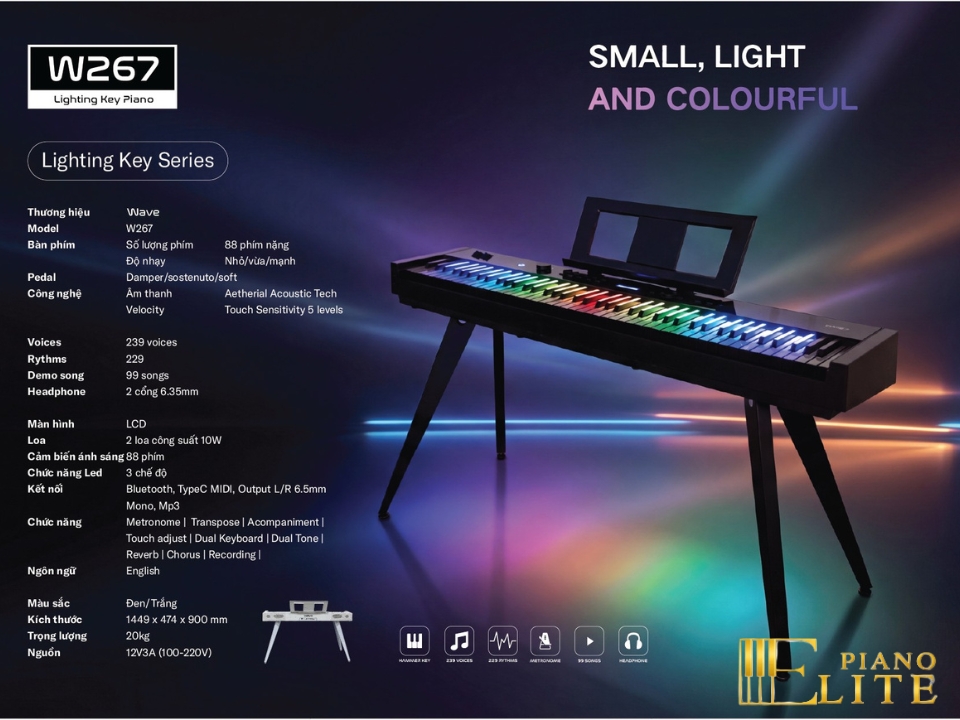 Wave W267 LED Key - Nah Music