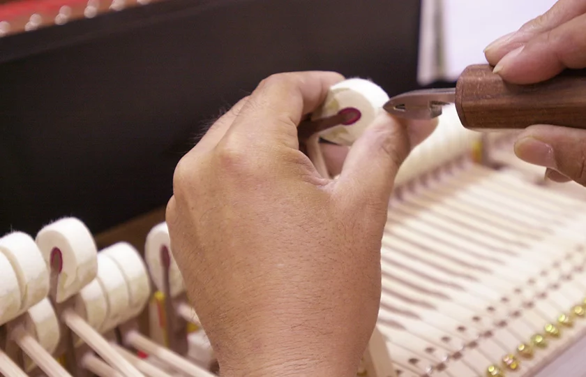 Thay búa piano hammer mới