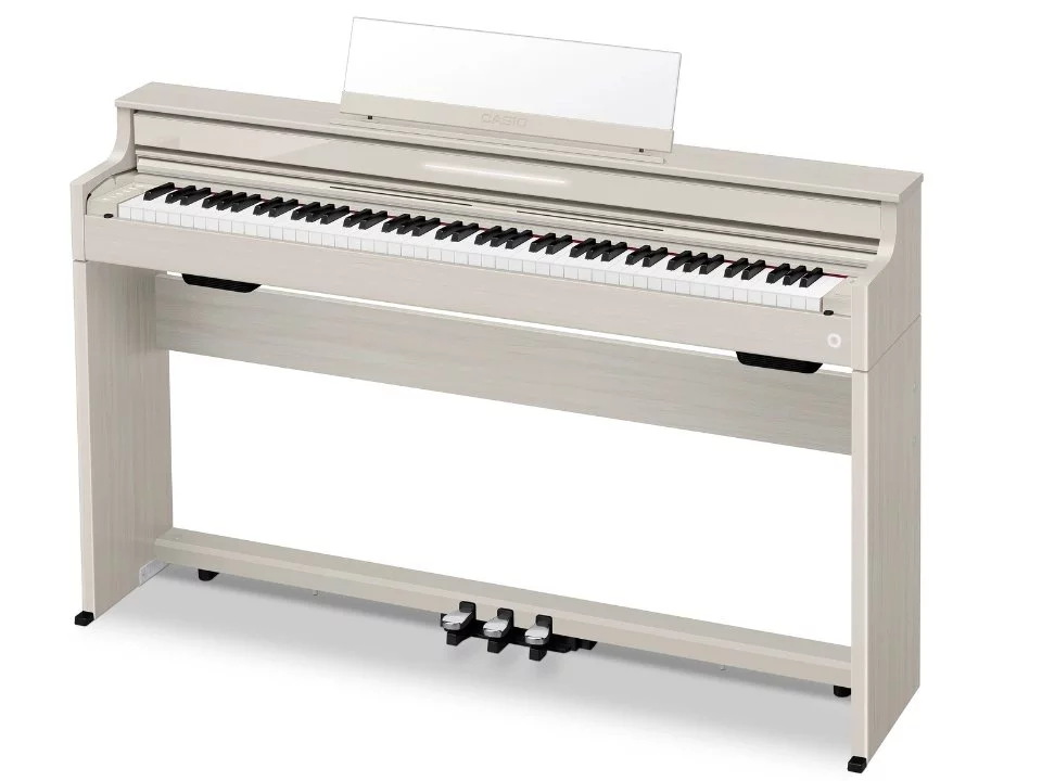 Casio AP-S450 Grey Beige (GB) – Mặt sau và hệ thống dây đàn Casio