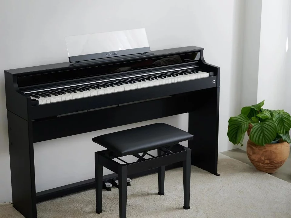 Casio AP-S450 Black (BK) – Toàn cảnh thiết kế tại Nah Music
