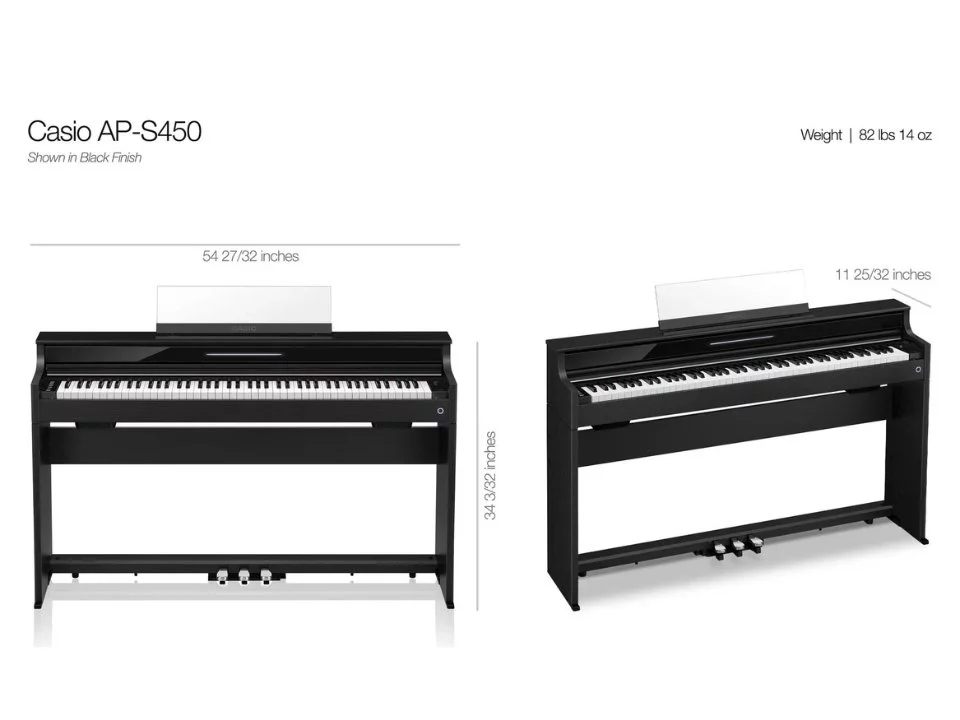 Casio AP-S450 Black (BK) tại Nah Music TP.HCM – Không gian trưng bày