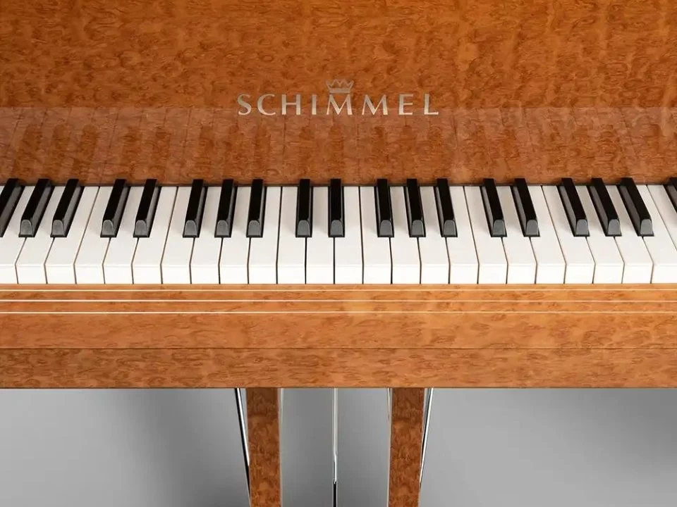 Schimmel Classic C169 Eucalyptus – Mặt sau và hệ thống dây đàn Schimmel