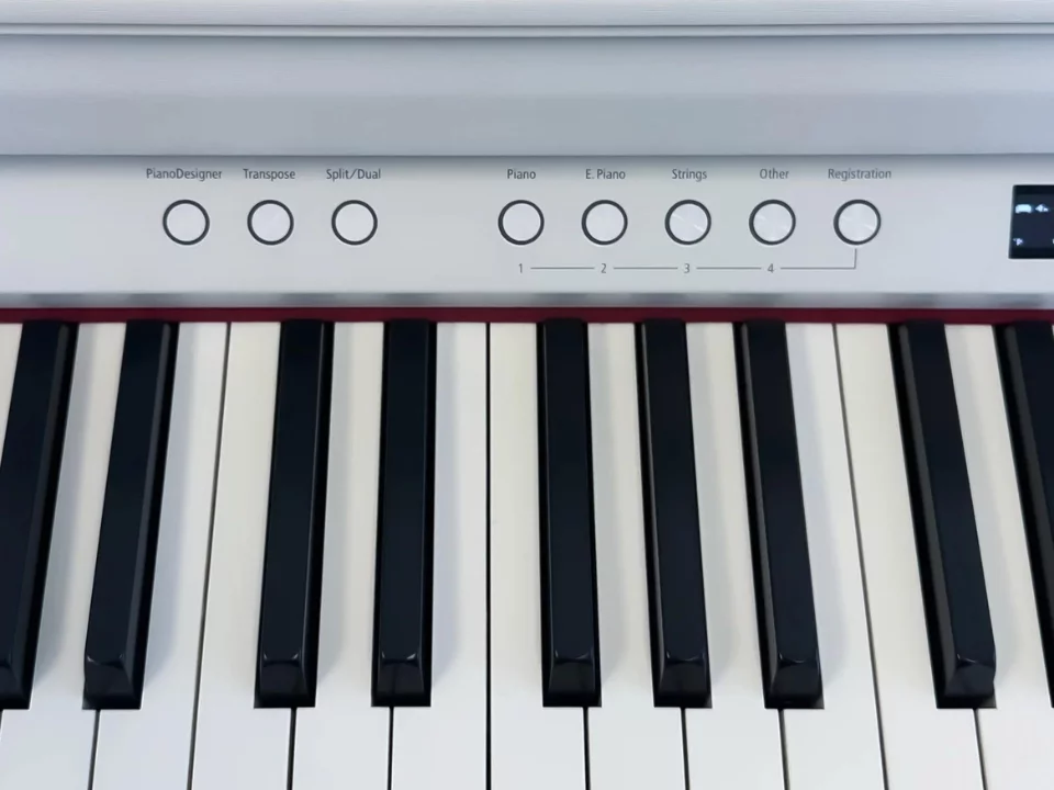 Đàn piano Roland ROLAND HP-704 WH (New) – Chi tiết bàn phím