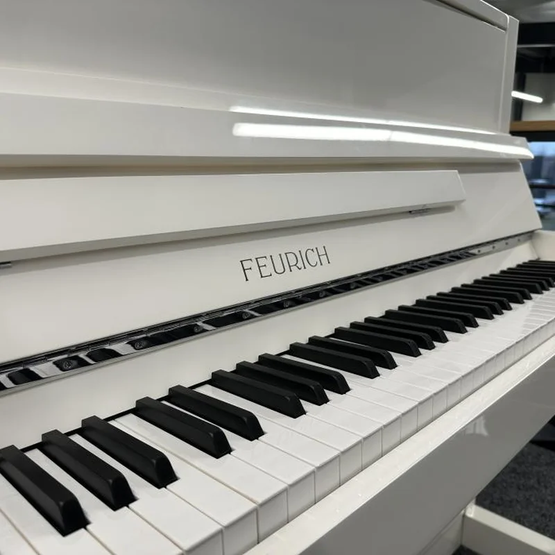 FEURICH 115 Premiere (White Polished) - Nah Music