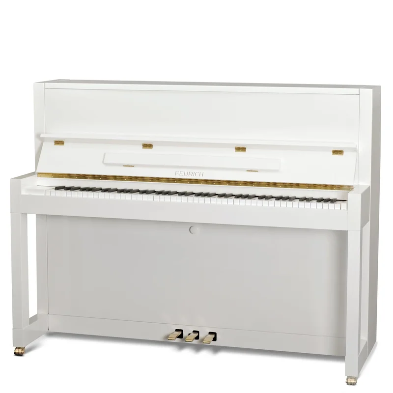 FEURICH 115 Premiere (White Polished) - Nah Music