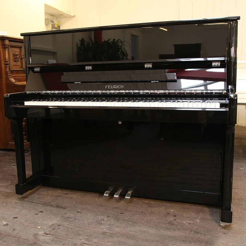 FEURICH 122 Universal (Black Polished - Chrome) - Nah Music