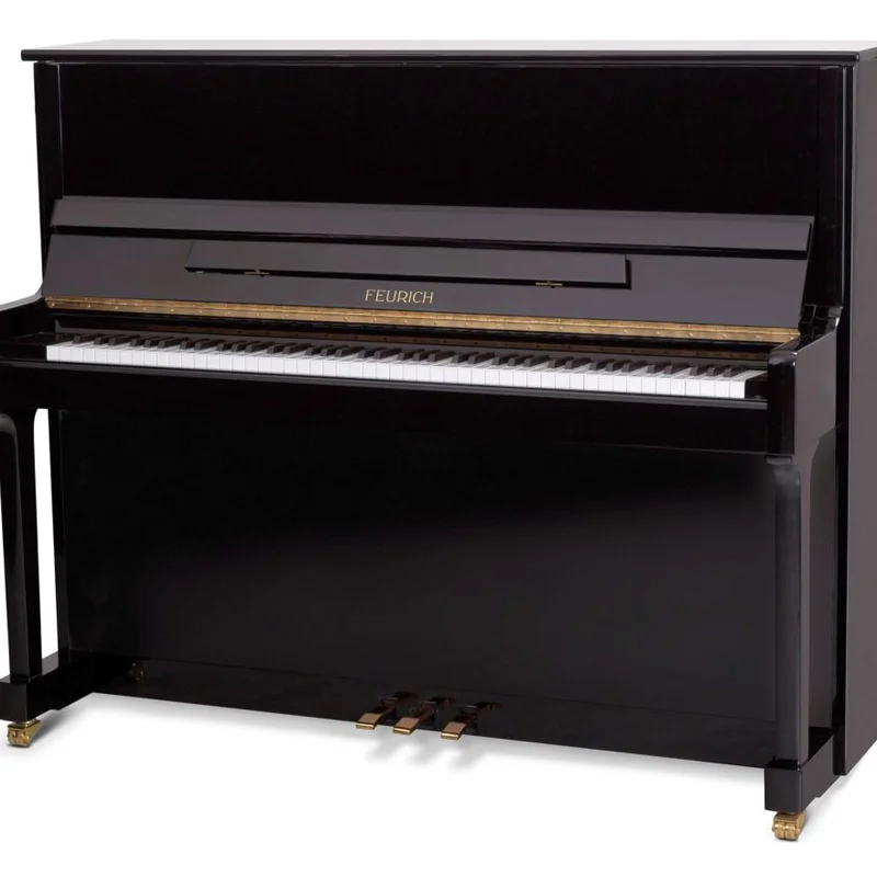 FEURICH 122 Universal (Black Polished - Chrome) - Nah Music