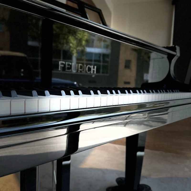 FEURICH 162 - "DYNAMIC I" (Black Polish & Chrome) - Nah Music