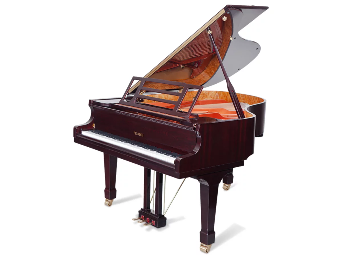 FEURICH 179 - "DYNAMIC II" (White Polish & Brass) - Nah Music
