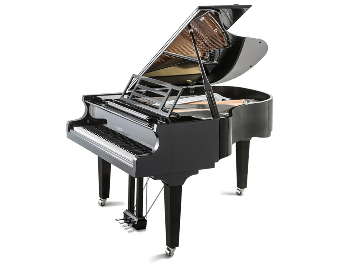 FEURICH 179 - "DYNAMIC II" (White Polish & Brass) - Nah Music