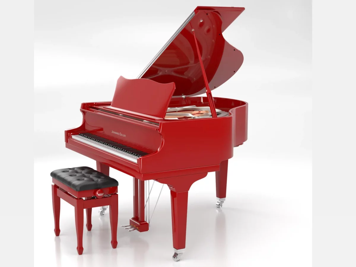 Đàn piano Seiler GS-150 NICKEL – Chi tiết bàn phím
