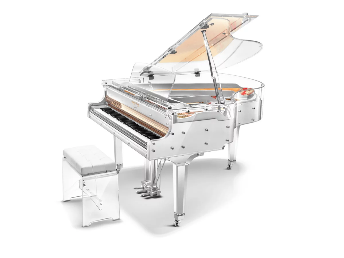 Đàn piano Pearl River Kayserburg Crystal GH160YJ – Chi tiết bàn phím