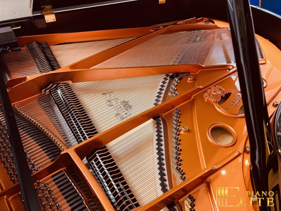 Đàn piano Schimmel Wilhelm Schimmel W180 Tradition (Ebony High Gloss) – Chi tiết bàn phím