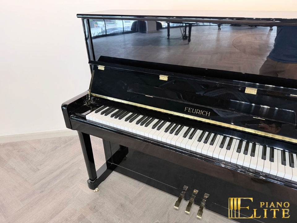 FEURICH 122 Universal (Black Polished - Brass) - Nah Music