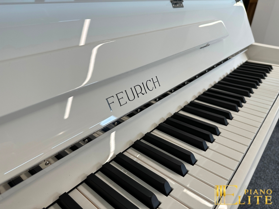 FEURICH 122 Universal (White Polished - Chrome) - Nah Music