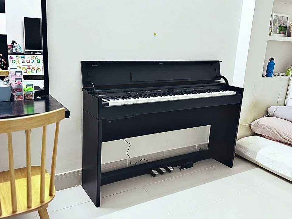 Đàn piano Roland ROLAND DP-603 CBS – Chi tiết bàn phím