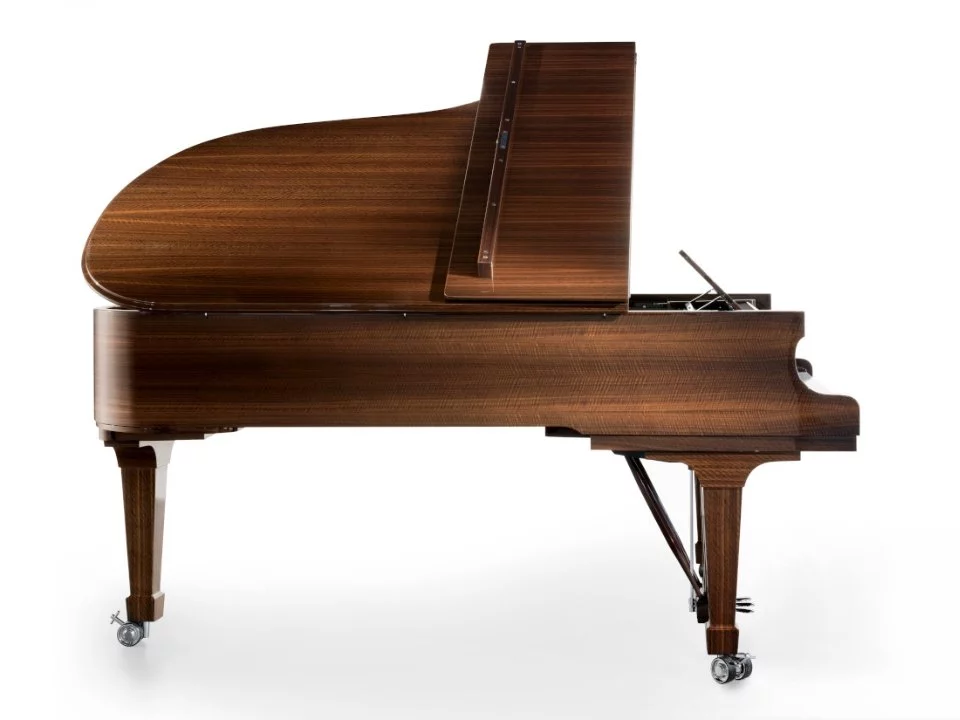 Đàn piano Fazioli Eucalipto Fumé Silver – Chi tiết bàn phím