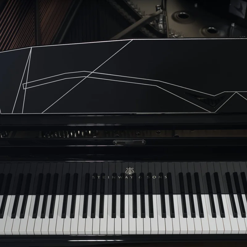 Đàn piano Steinway & Sons Steinway & Sons Philharmonie de Paris – Chi tiết bàn phím