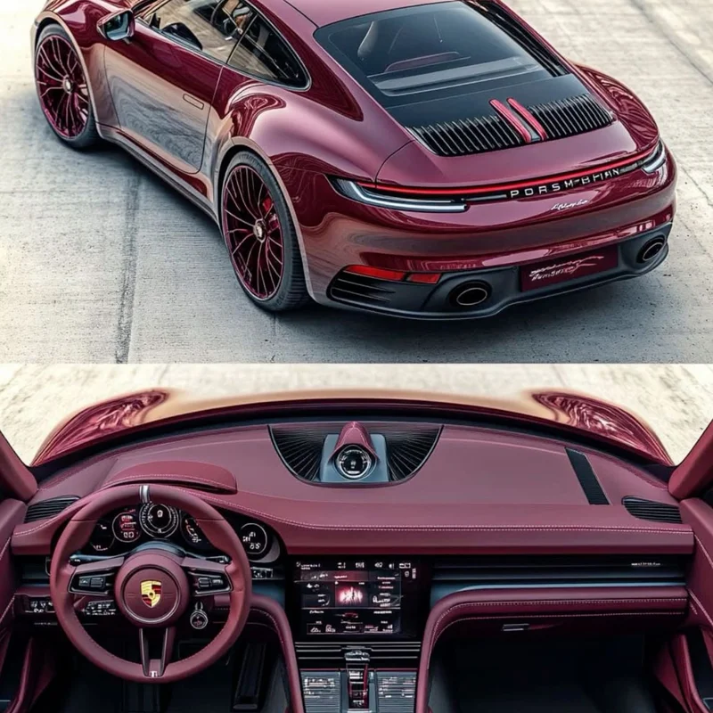 PORSCHE (Red)