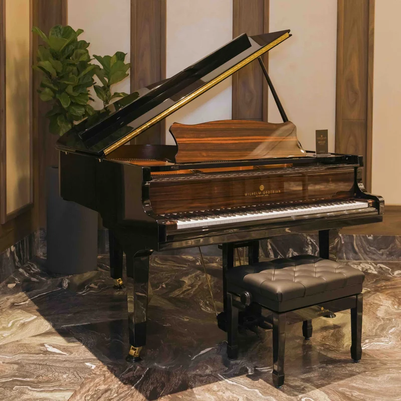 Đàn piano Grotrian-Steinweg Wilhelm Grotrian WGS165 – Chi tiết bàn phím