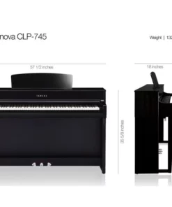 YAMAHA CLP-745 WH