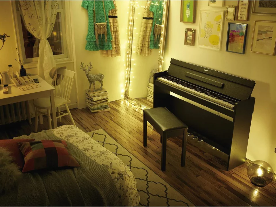 Đàn piano Yamaha YAMAHA YDP-S34 BW – Chi tiết bàn phím
